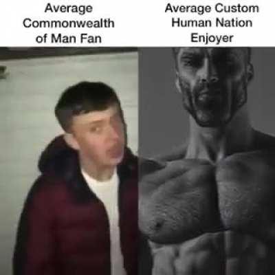 CM VS Custom Human Nation
