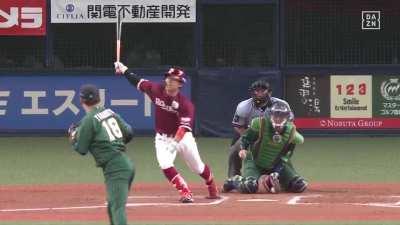 [Highlight] Best Pitcher in Japan Yoshinobu Yamamoto with his 7th K of the night with a nasty splitter. Statline: 7.0 IP, 7 H, 0 ER, 0 BB, 7 K, 106 P