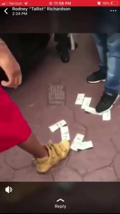 Russian foot roulette