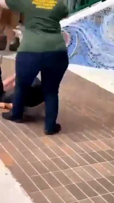 Kid Who Sucker Punched Gets Slammed, Ends Up With Broken Cheekbone.