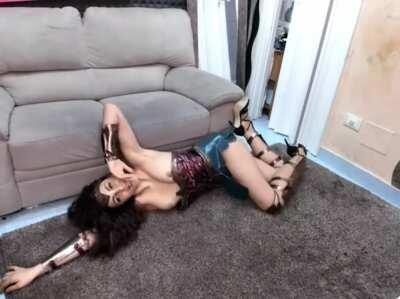 Wonder Woman Coming Home After The Bar