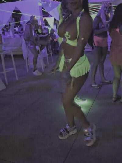 Another neon night with my Led butt plug , was only a few hours before a new guy replaced it with his cock back in the room