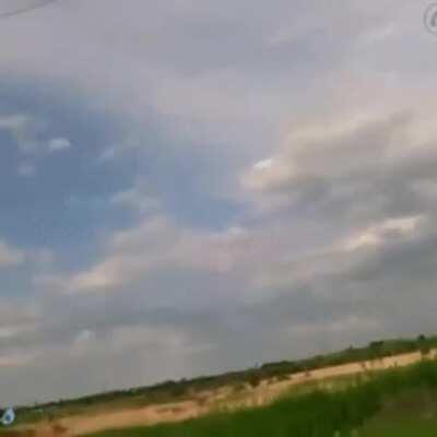 Trying to steal live wires with an iron chain