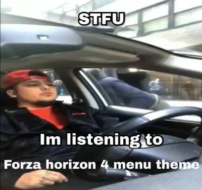 Stuck on the menu right now