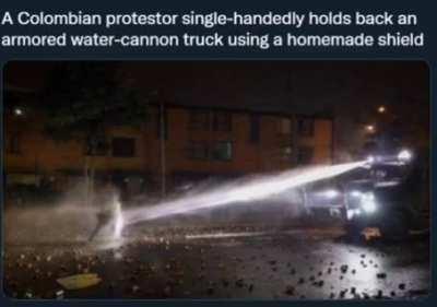 Shian: the anonymous protestor; deflector of tsunamis