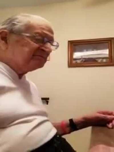 Watch this person reminding his Grandfather that he is 98 years old. 🙃