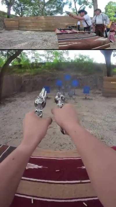 Some nice cowboy shooting