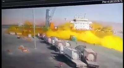 At least 5 Dead and 234 casualties due to toxic gas (Chlorine) accident in Aqaba, Jordan - 27/6/2022