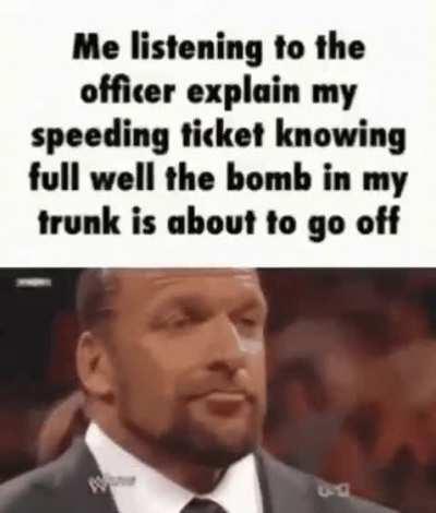 Yes officer, of course, sir