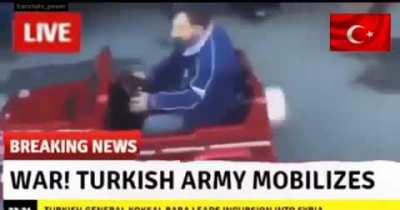 Turkish army mobilizes 🇹🇷