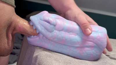 Getting drained by this dragon’s maw! (BD Duke’s muzzle)