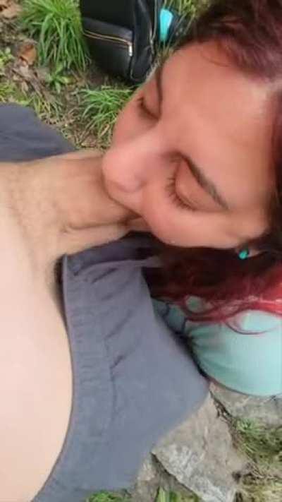 good girls gag on cock any place , anytime [OC]