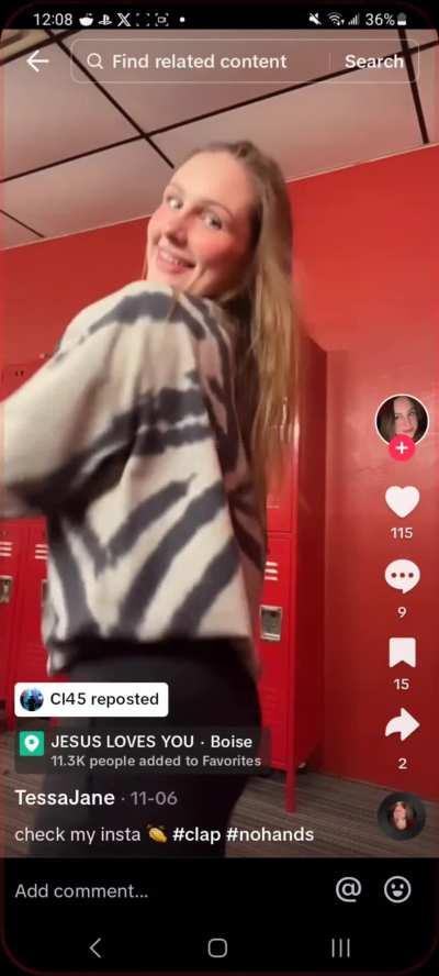 Short Clap in locker room.