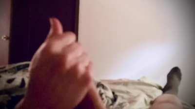 Friend jerks w/ her right from my left and I cum