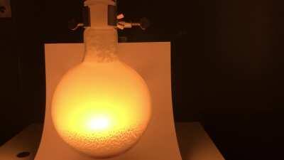 Phosphorus sun (red phosphorus in pure oxygen)