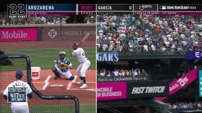 [Highlight] Randy Arozarena finishes his first round of the derby with 24 home runs