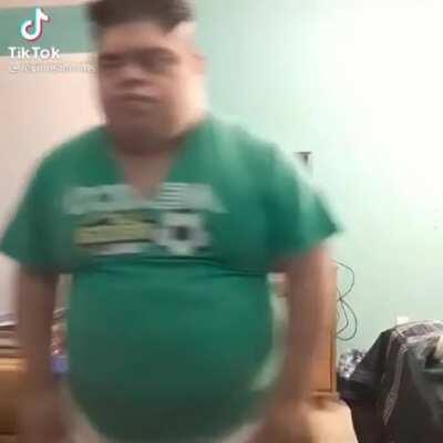 Damn he got the swag.