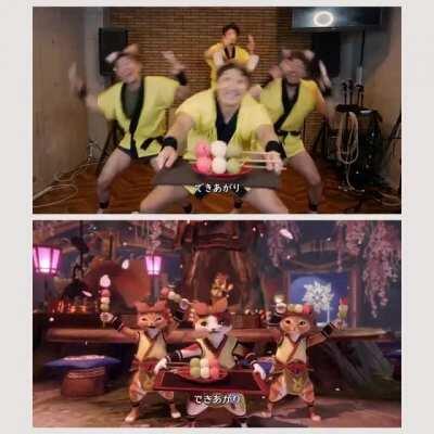 Japanese palico made Fluffy Bunny Dango⁉️