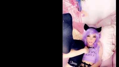 Belle Delphine Cumming For You Hitachi Anal Plug