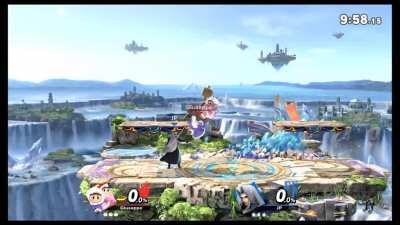 When you grab someone at 0% as Icies..