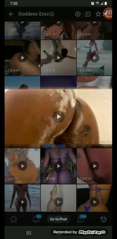 There's only 2 vids on her OF worth watching.. here's both.