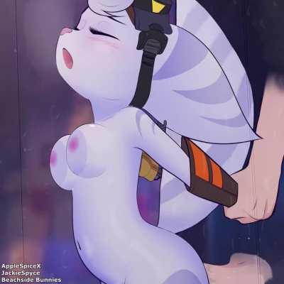 Showering with Rivet [FM] (AppleSpiceX + Beachside Bunnies)