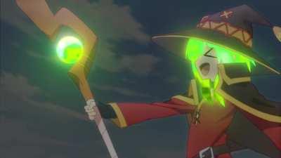 Arrow eye Megumin is too funny so I gave her explode hair. [Konosuba]