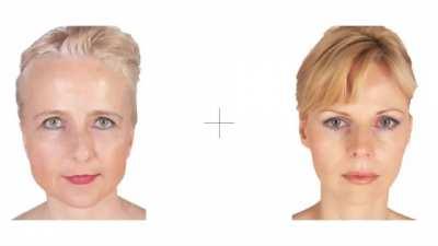 Flashed face distortion effect