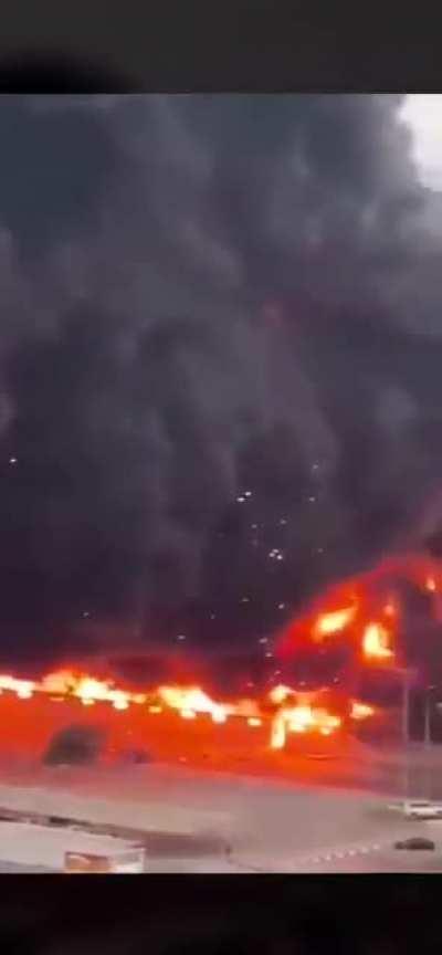 Major fire in Ajman market, UAE today