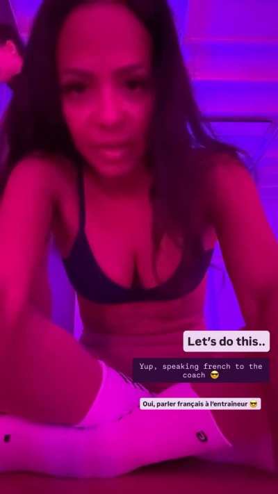 Speaking French to the coach