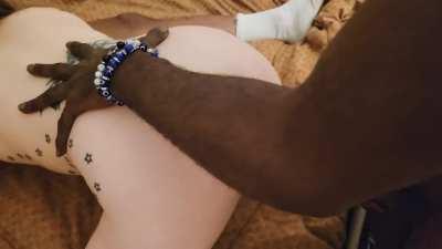 My wife getting stretched by one of the largest cocks she has ever had...so far