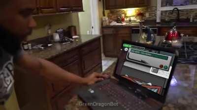 The card swipe gets me everytime...