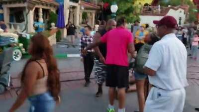 The unstoppable man punches multiple women at Disneyland