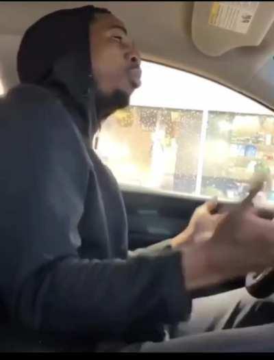 He always messing with my cousin