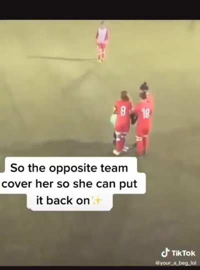 They paused the match for her, they respected her culture and tradition