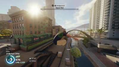 Another gap at the “Hold it, Hit it” own the spot challenge location.