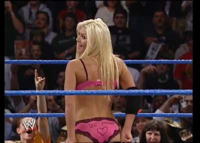 Torrie Wilson teasing her fans!