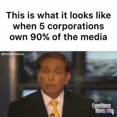 When 5 corporations own 90% of American media