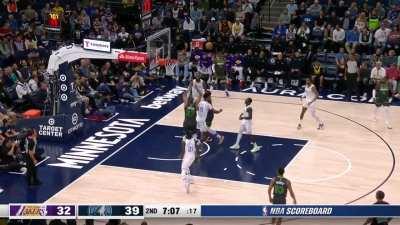 [Highlight] Gobert denies a driving Nunn at the rim