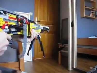 This was not me but he made an RPD out of legos