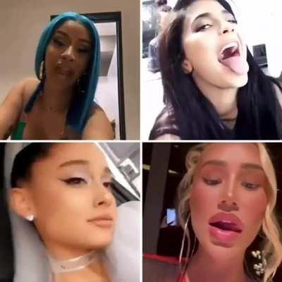 Cardi B vs Kylie Jenner vs Ariana Grande vs Iggy Azalea who would you get head from and give a facial ?