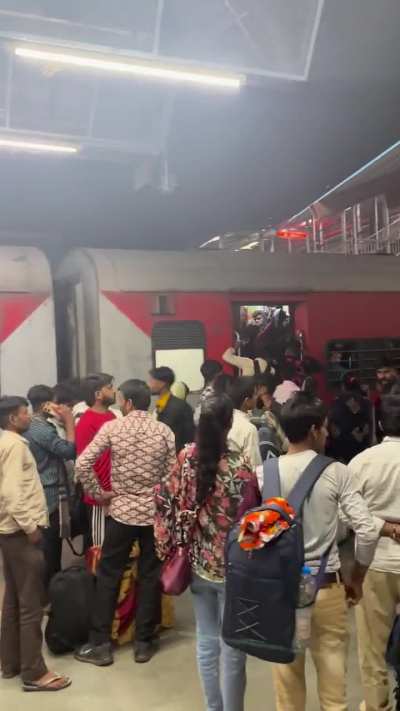 Overcrowded Sleeper coaches