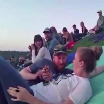 This Dude is in another level of DM Sliding