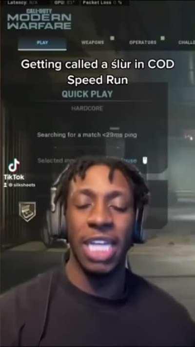 'Call of Duty' lobby SPEEDRUN (record: 460ms)