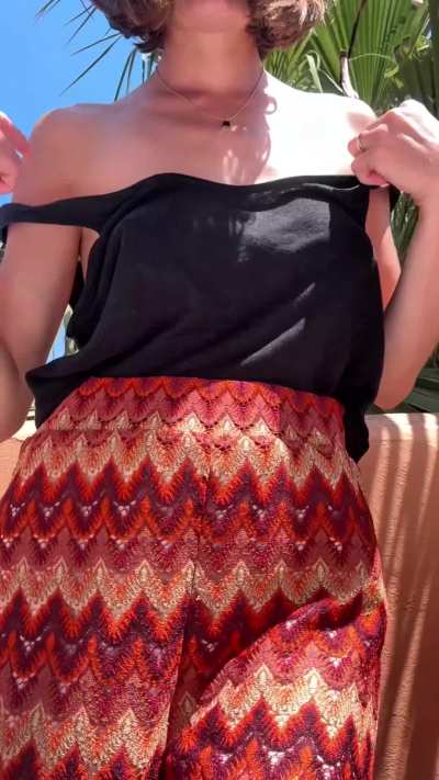 Why not enjoy this lovely weather and some sweet drops