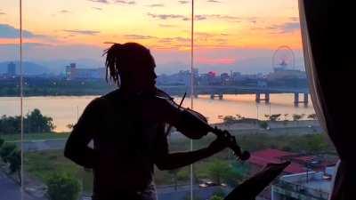 Prelude from J.S. Bach Cello Suite no. 3 in C Major. A deceptively difficult and intricate piece. Another beautiful Sunday in Vietnam 😊