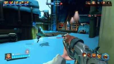 So anyways my buddy started shoulder bashing