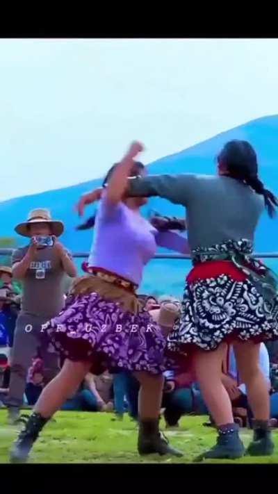 Takanakuy - annual Peruvian fight tradition to settle differences