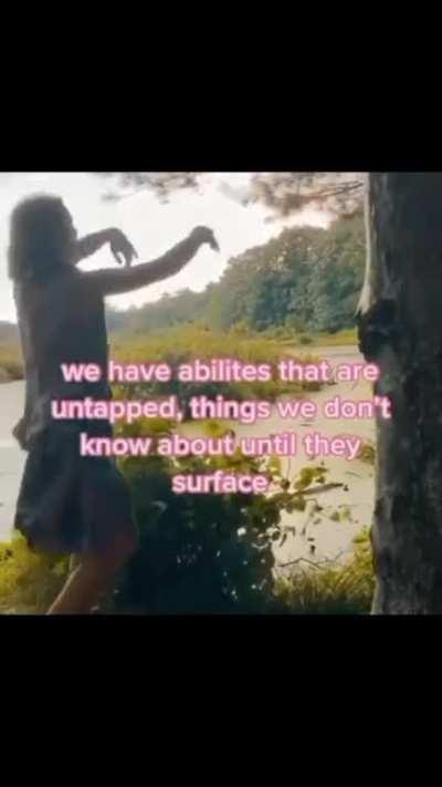 Girl thinks she can manipulate the weather