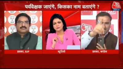 Godi Media anchor Shweta Singh was about to cry😭